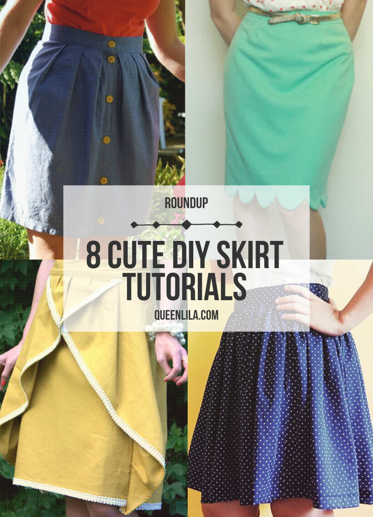 8 Cute DIY Skirts | Roundup | Queen Lila